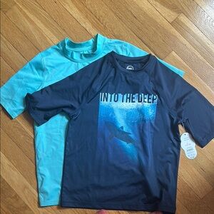wonder nation Navy and Teal Active Shirt